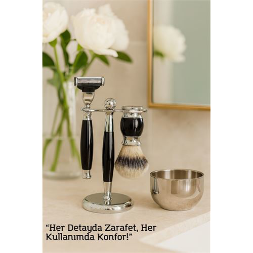 Koleksiyon Tıraş Seti – 304 Cerrahi Çelik & Kemik Saplı | Çift Ci Koleksiyon Tıraş Seti – 304 Cerrahi Çelik & Kemik Saplı | Çift Ci