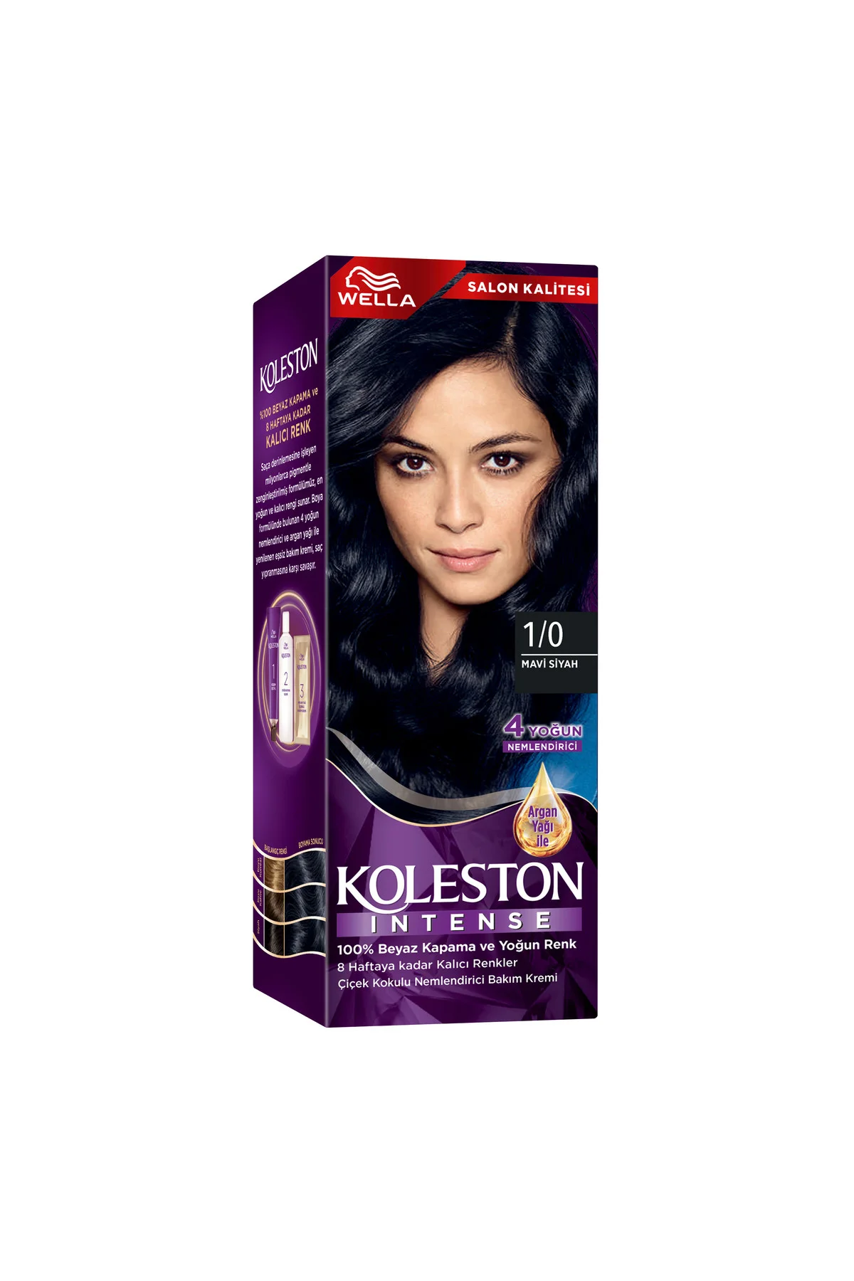 Koleston Intense 1/0 Mavi Siyah Saç Boyası