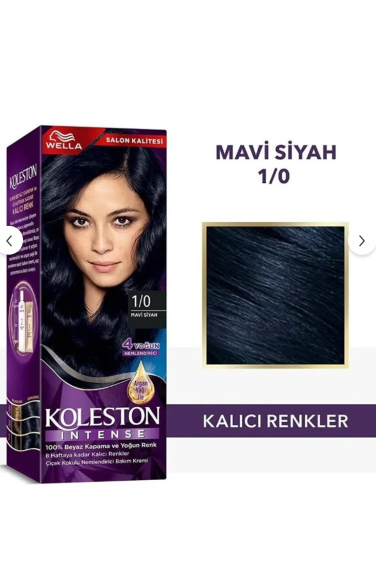 Koleston İntense 1/0 Mavi Siyah Saç Boyası