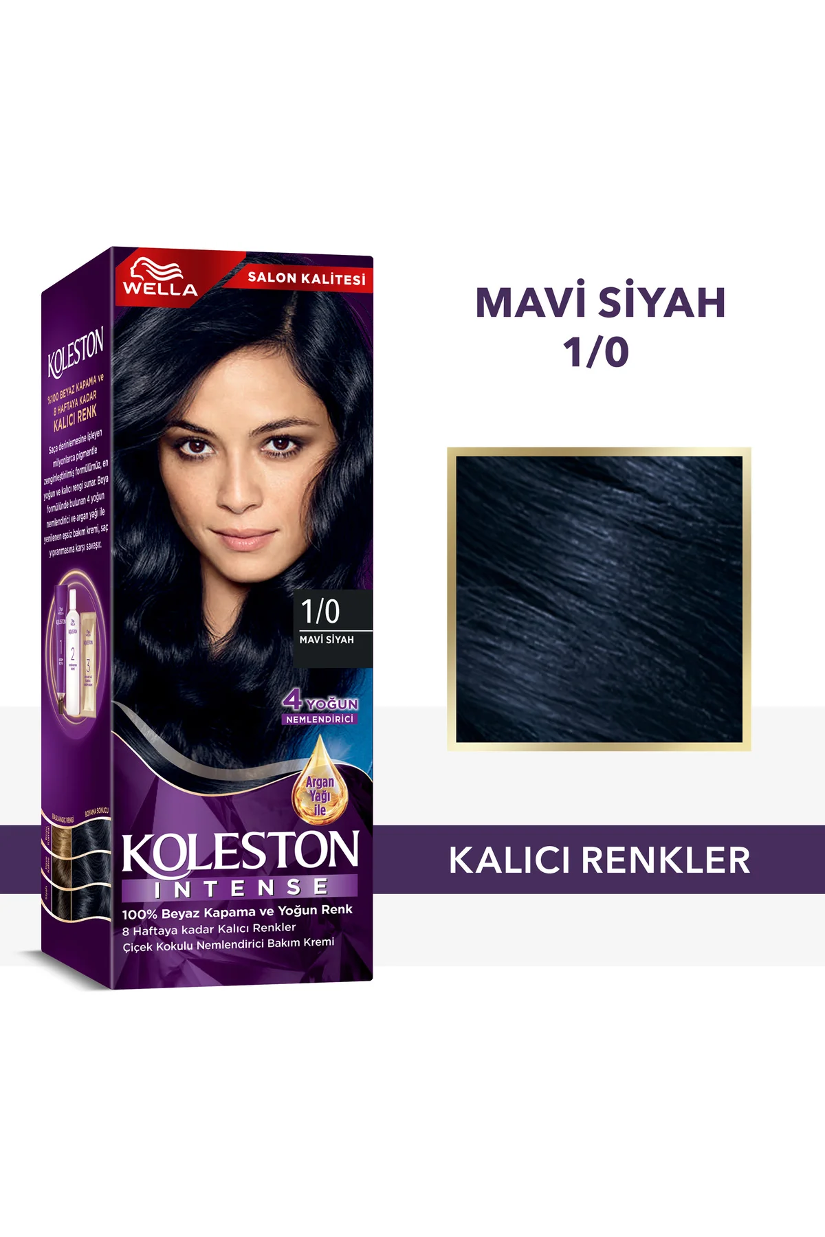Koleston Intense 1/0 Mavi Siyah Saç Boyası