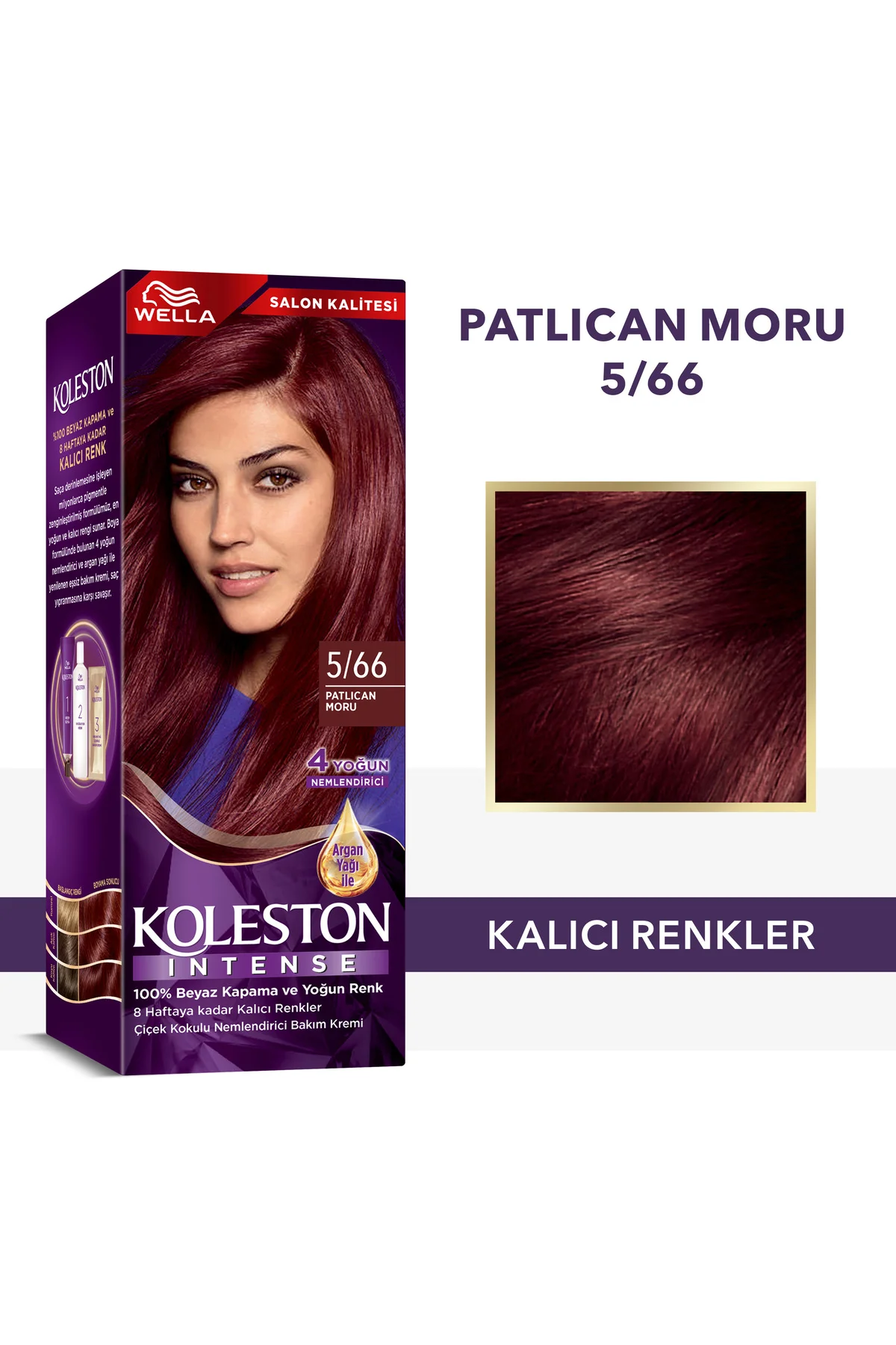 Koleston Intense 5/66 Patlıcan Moru Saç Boyası Koleston Intense 5/66 Patlıcan Moru Saç Boyası