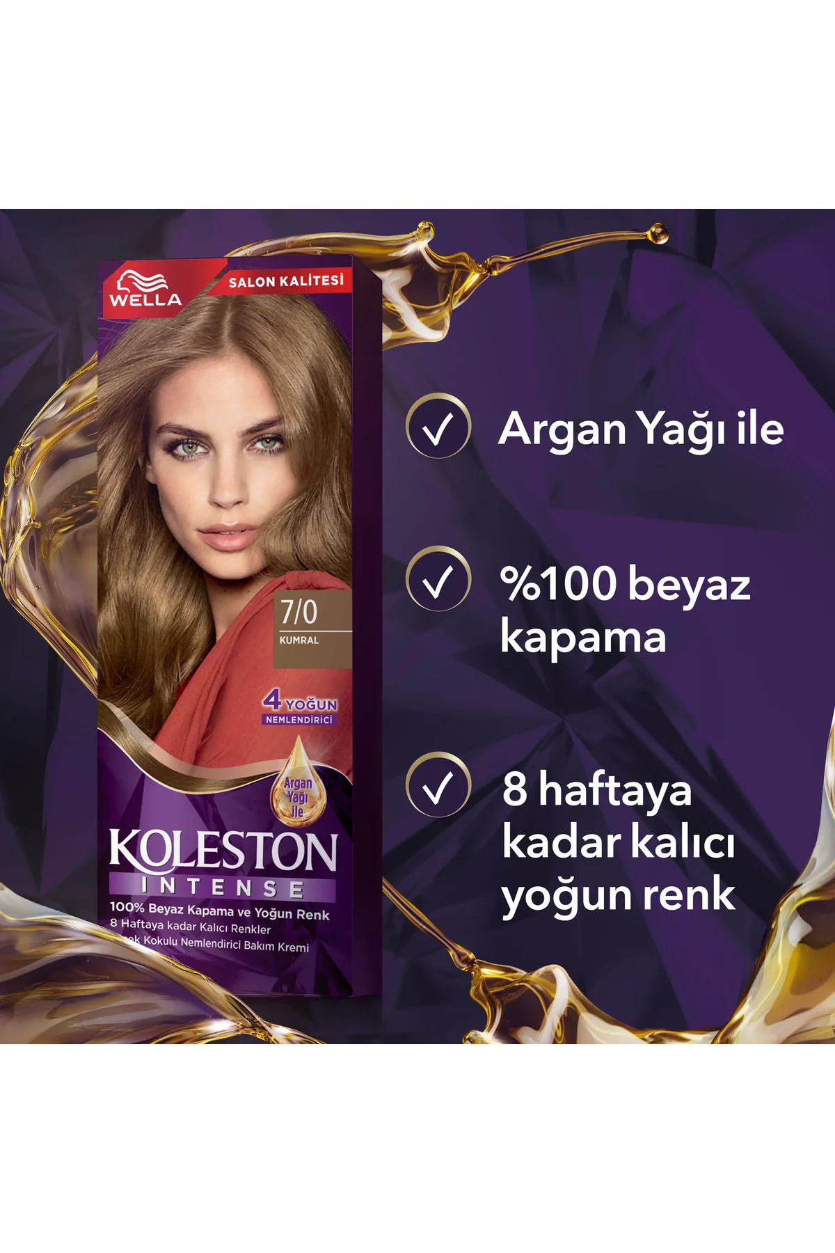 Koleston Intense 7/0 Kumral Saç Boyası