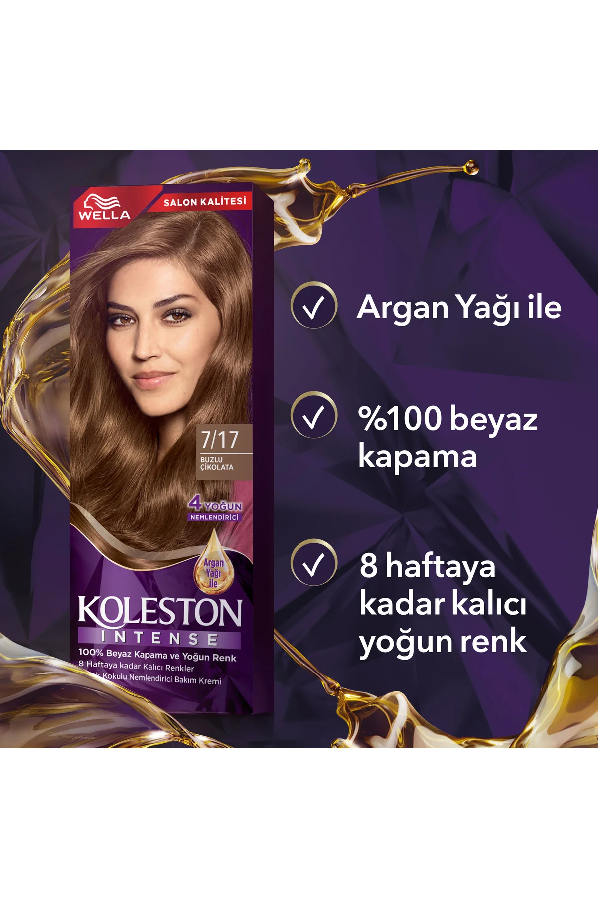 Koleston Intense 7/17 Buzlu Çikolata Saç Boyası