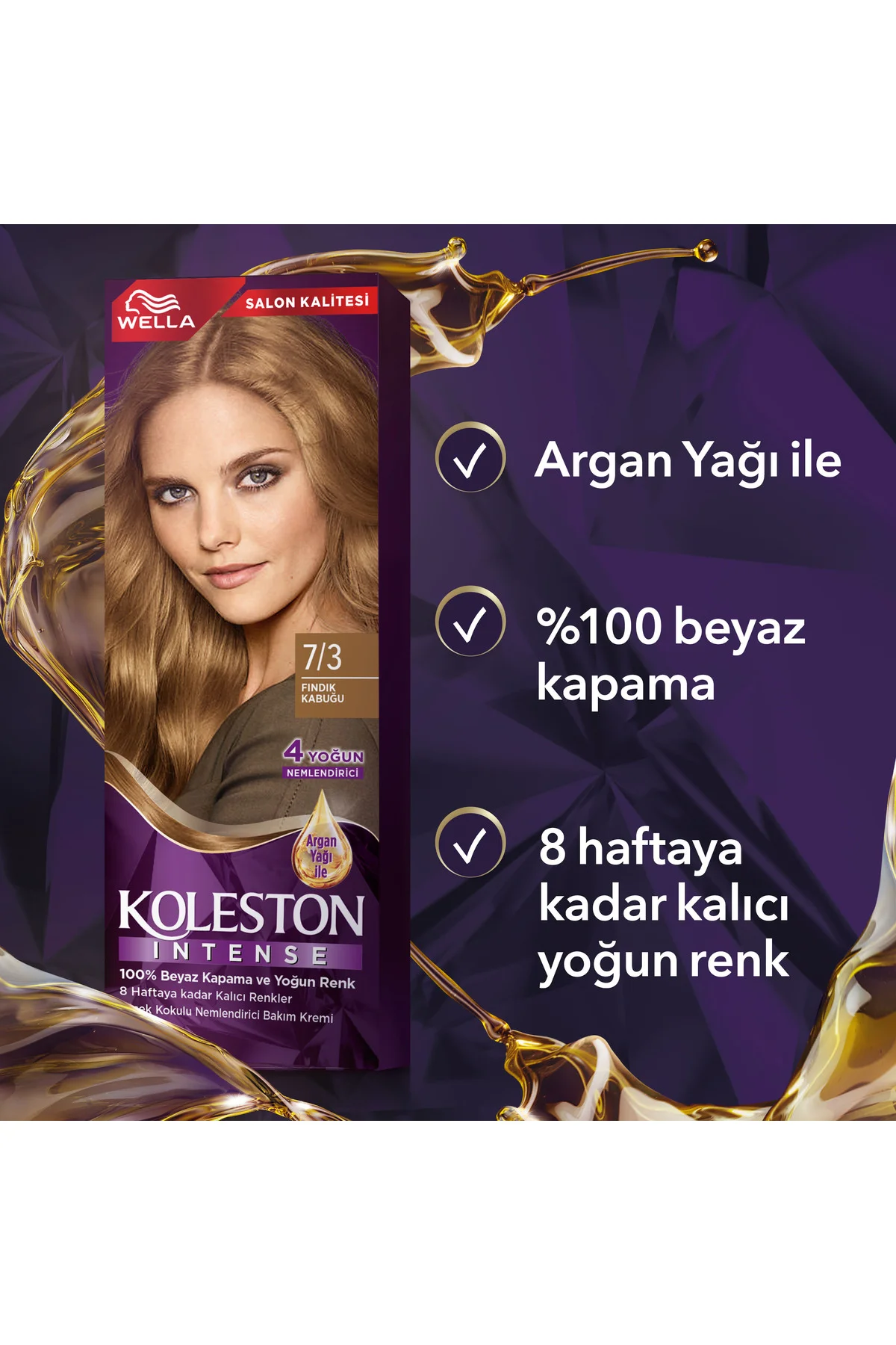 Koleston Intense 7/3 Fındık Kabuğu Saç Boyası X3 Adet Fiyatı, Yorumları ve Özellikleri