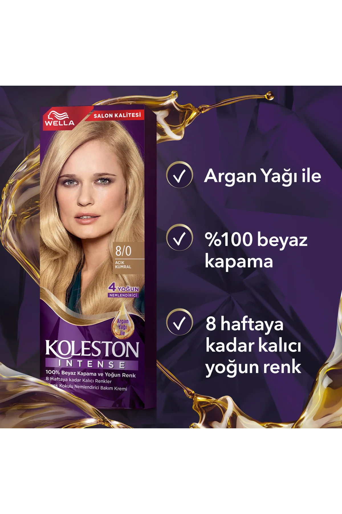 Koleston Intense 8/0 Açık Kumral Saç Boyası