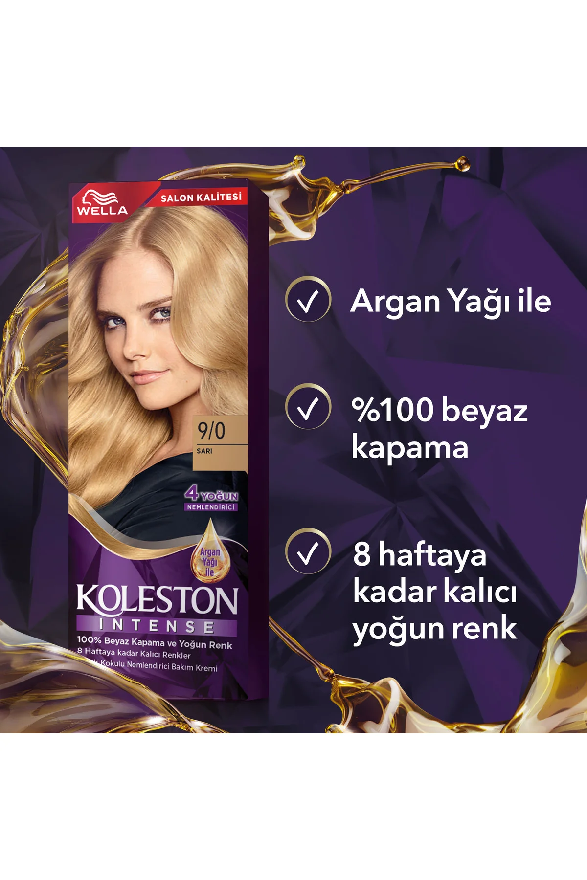 Koleston Intense 9/0 Sarı Saç Boyası