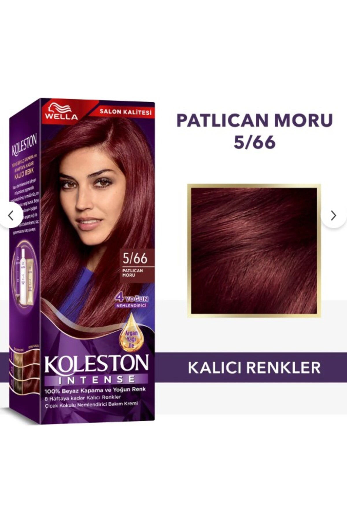 Koleston Intense Saç Boyası 5/66 Patlıcan Moru