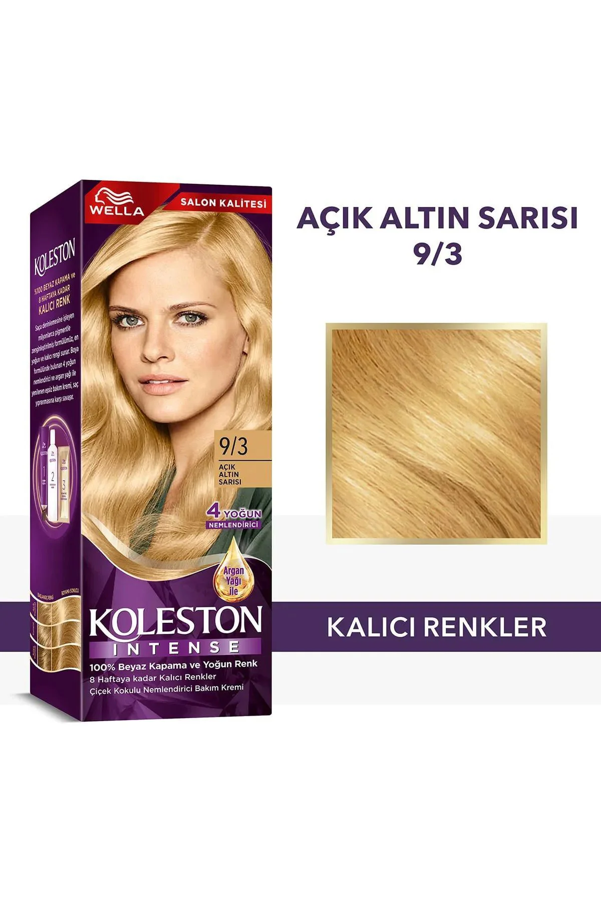 Koleston Intense Saç Boyası 9/3 Açık Altın Sarısı - Salon Kalites