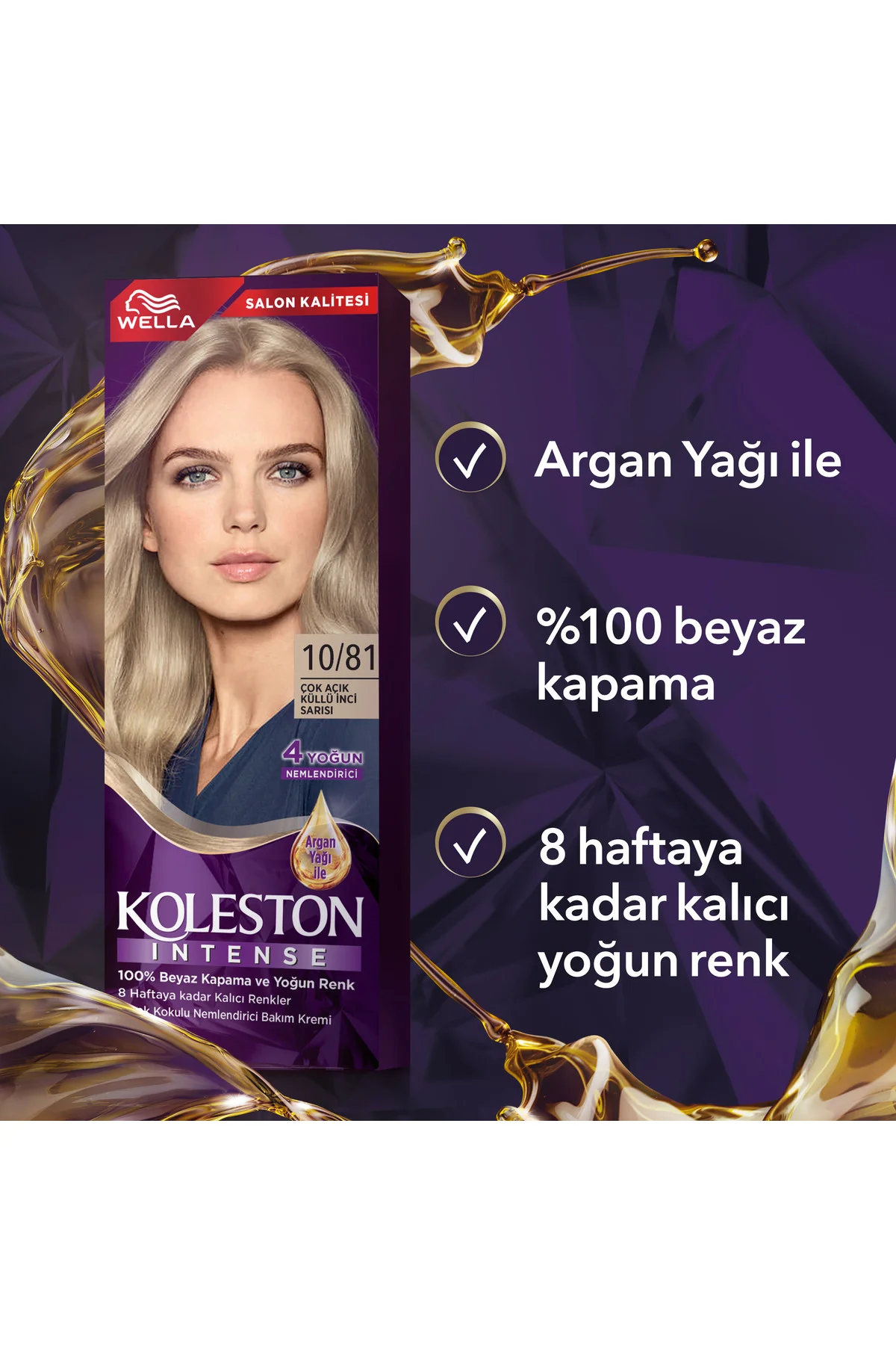 Koleston Intense Saç Boyası 10/81 Çok Açık Küllü İnci Sarısı Fiyatı, Yorumları ve Özellikleri
