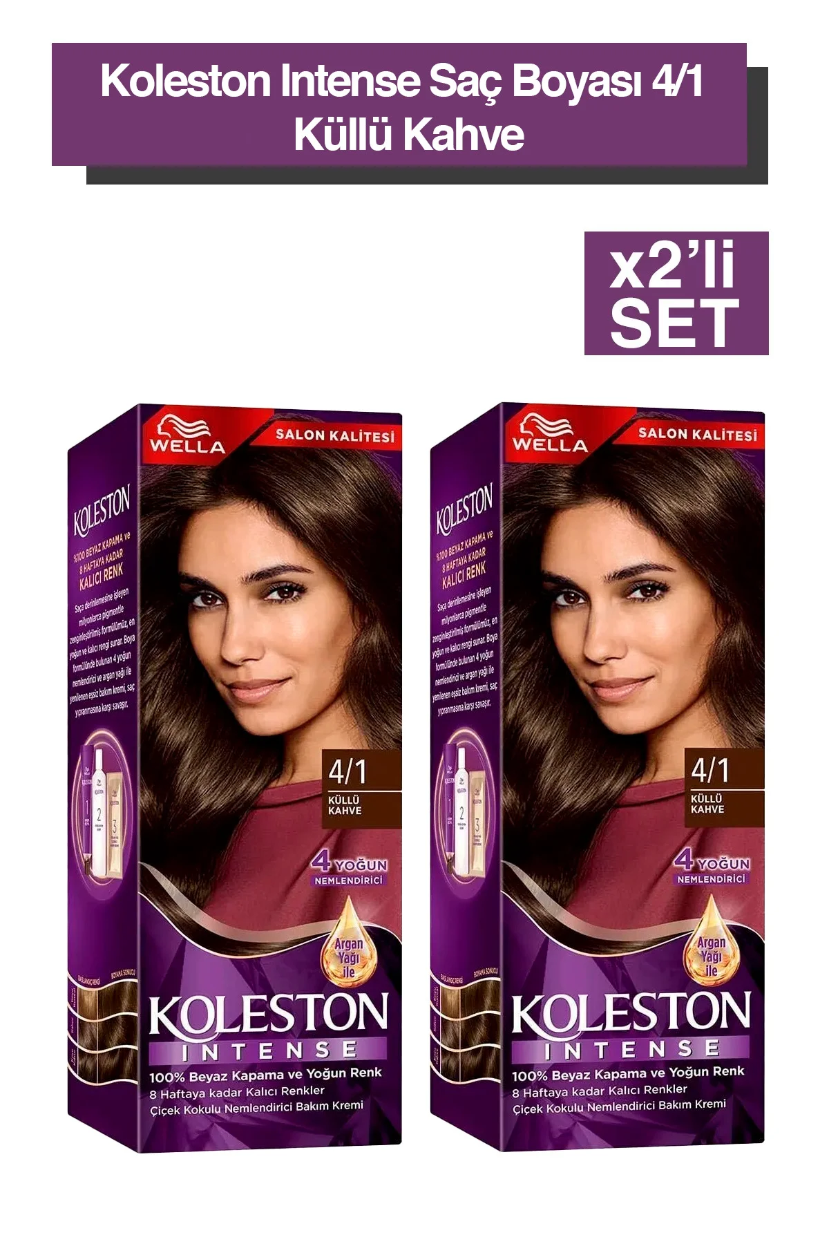 Koleston Intense Saç Boyası 4/1 Küllü Kahve 2x Fiyatı, Yorumları ve Özellikleri