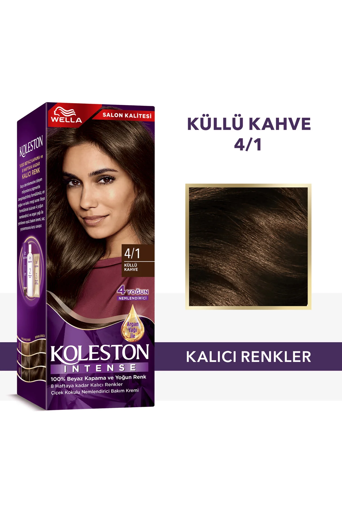 Koleston Intense Saç Boyası 4/1 Küllü Kahve 2x Fiyatı, Yorumları ve Özellikleri