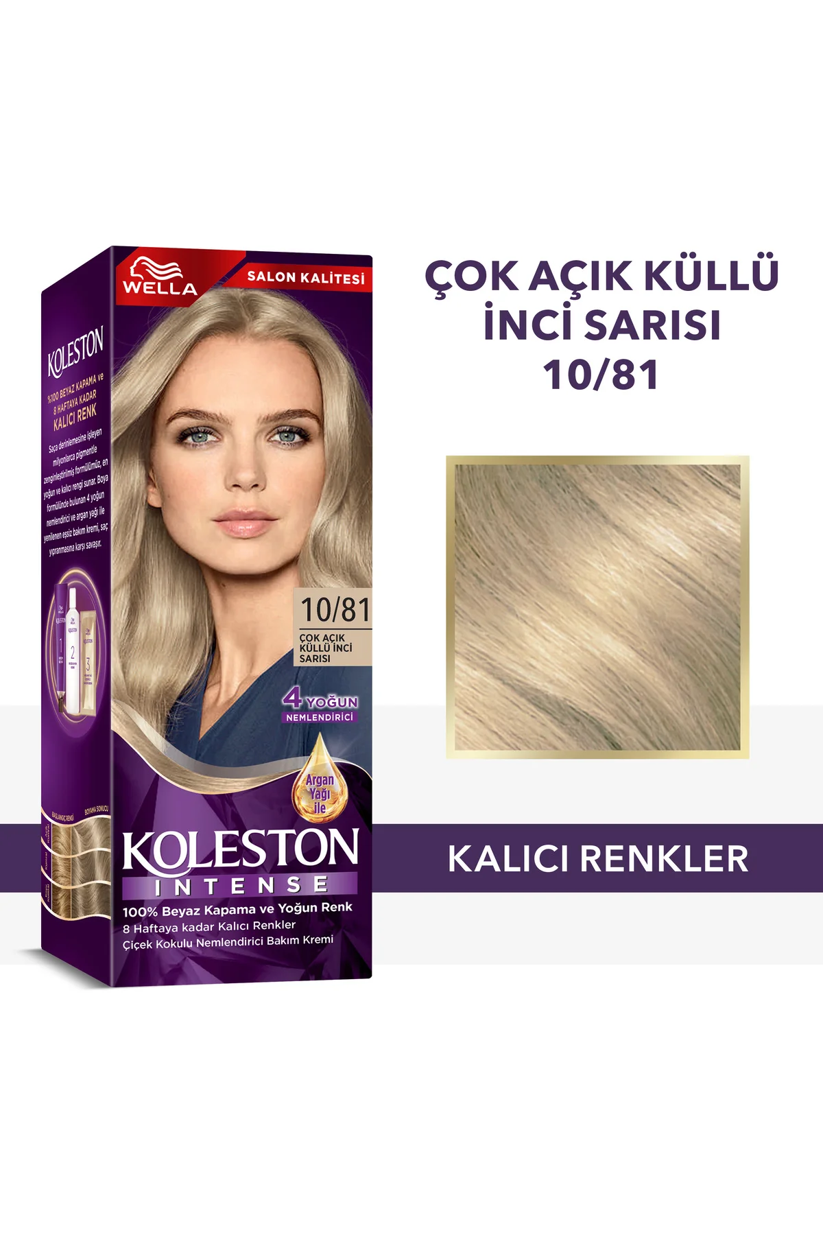 Koleston Intense Saç Boyası 10/81 Çok Açık Küllü İnci Sarısı Fiyatı, Yorumları ve Özellikleri