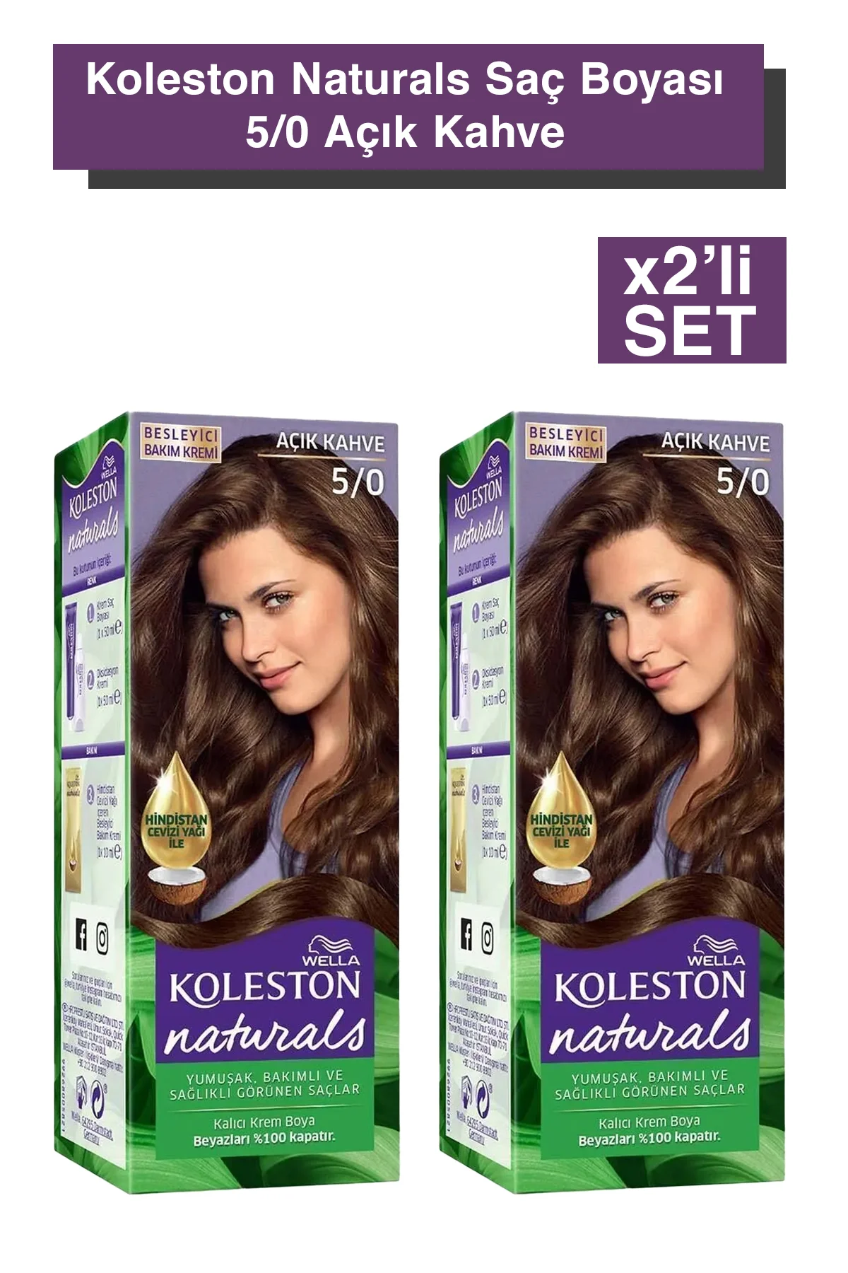 Koleston Naturals 5/0 Açık Kahve Saç Boyası X2 Adet Fiyatı, Yorumları ve Özellikleri