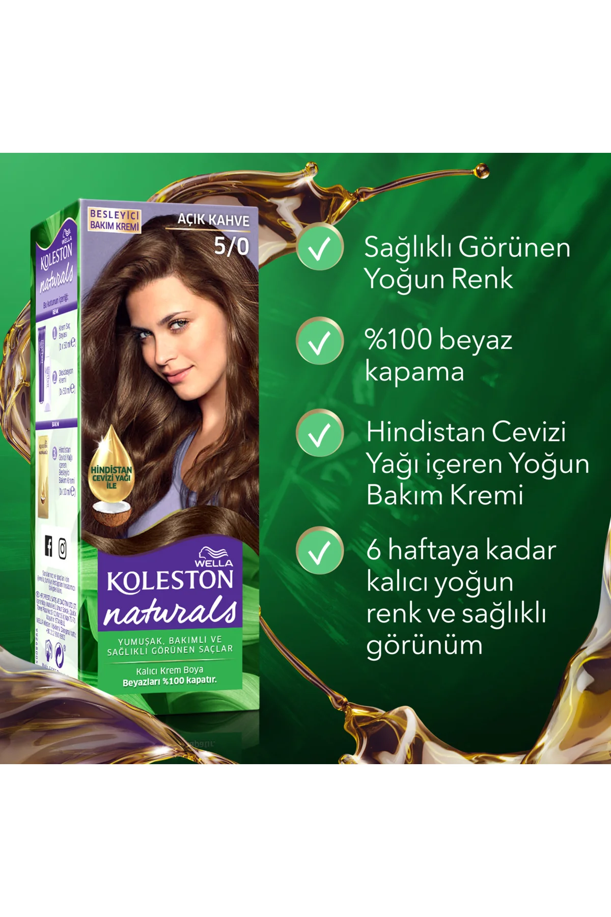 Koleston Naturals 5/0 Açık Kahve Saç Boyası X2 Adet Fiyatı, Yorumları ve Özellikleri