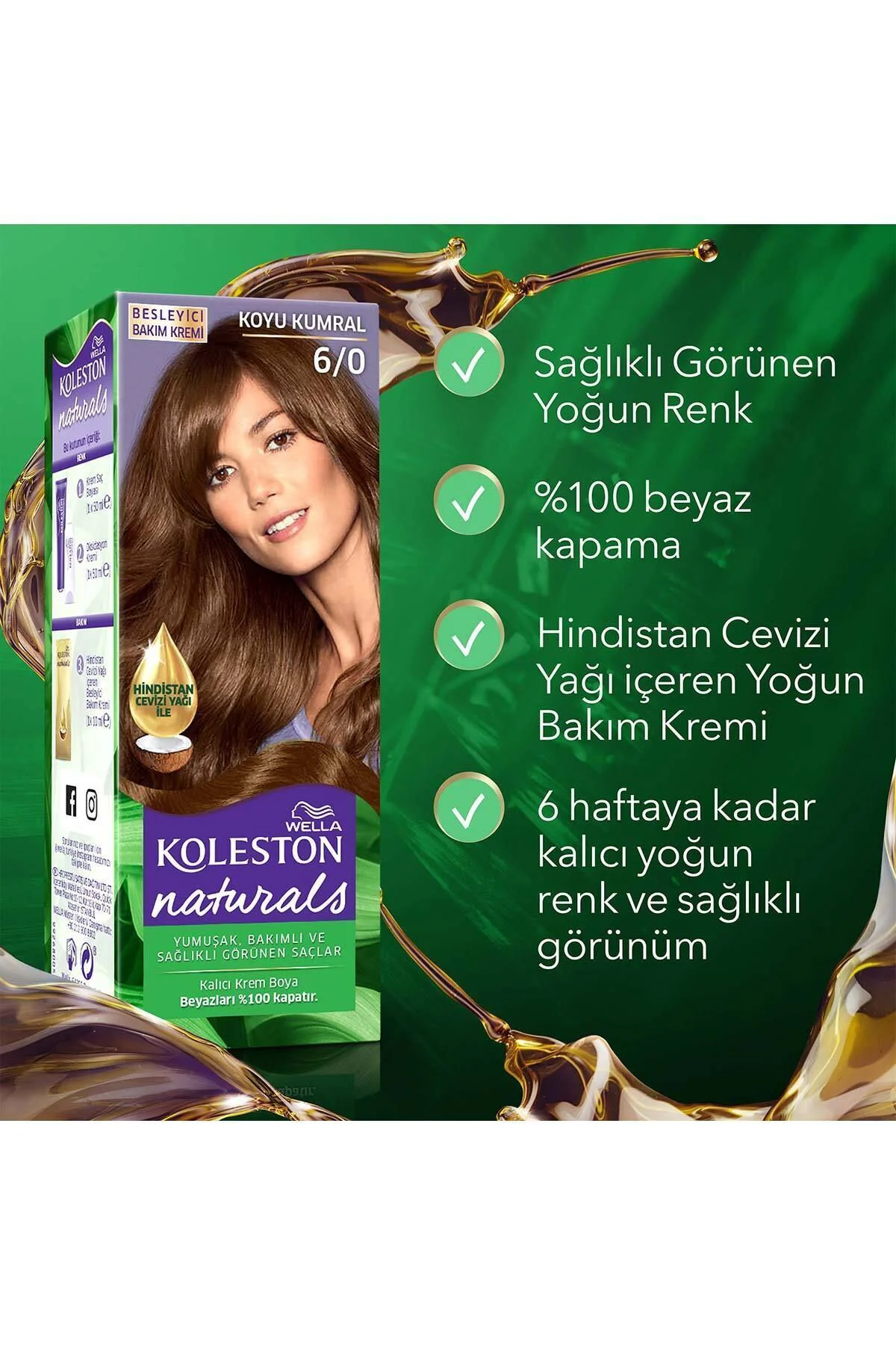 Koleston Naturals 6/0 Koyu Kumral x2 Adet Fiyatı, Yorumları ve Özellikleri