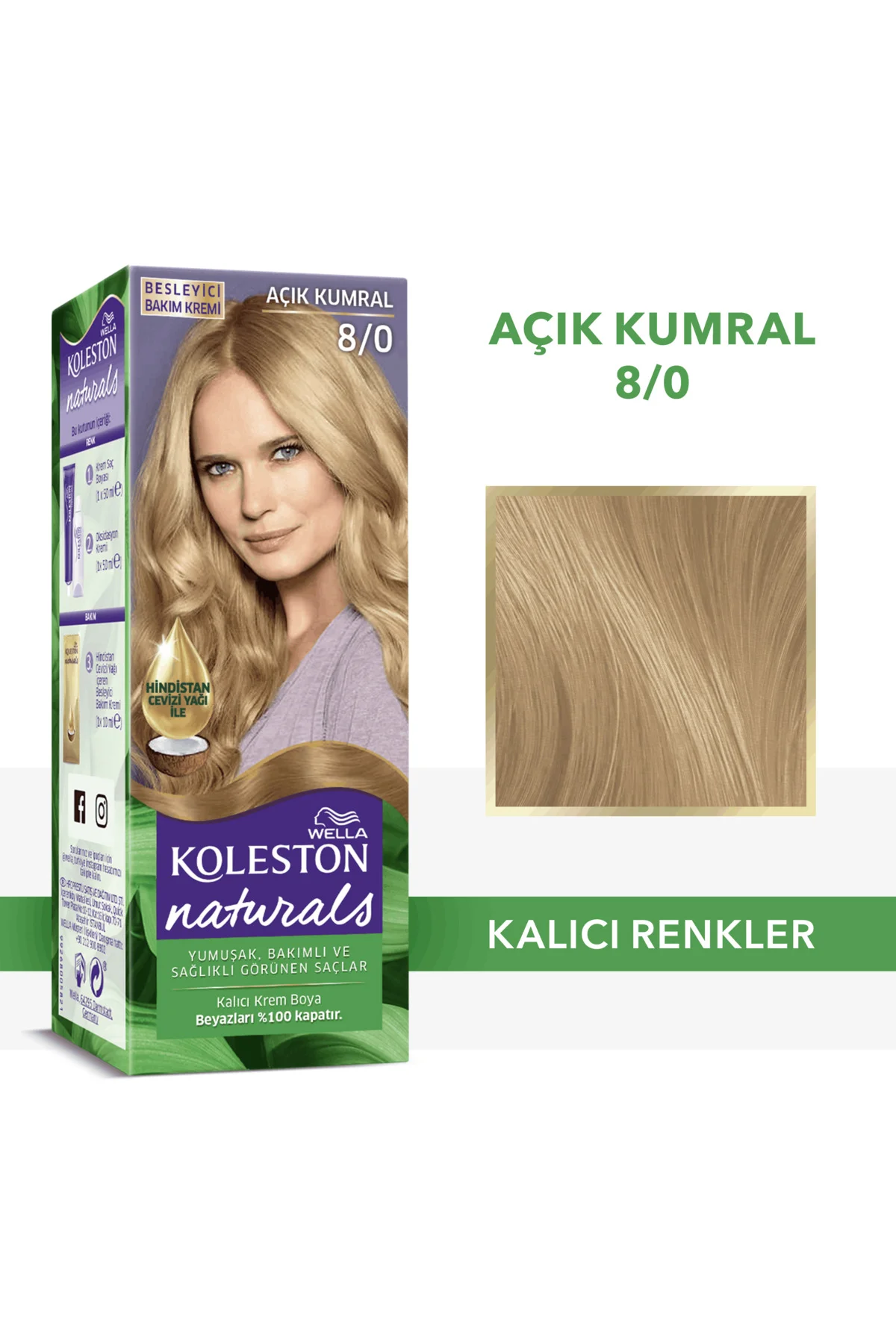 Koleston Naturals 8/0 Açık Kumral Saç Boyası Fiyatı, Yorumları ve Özellikleri