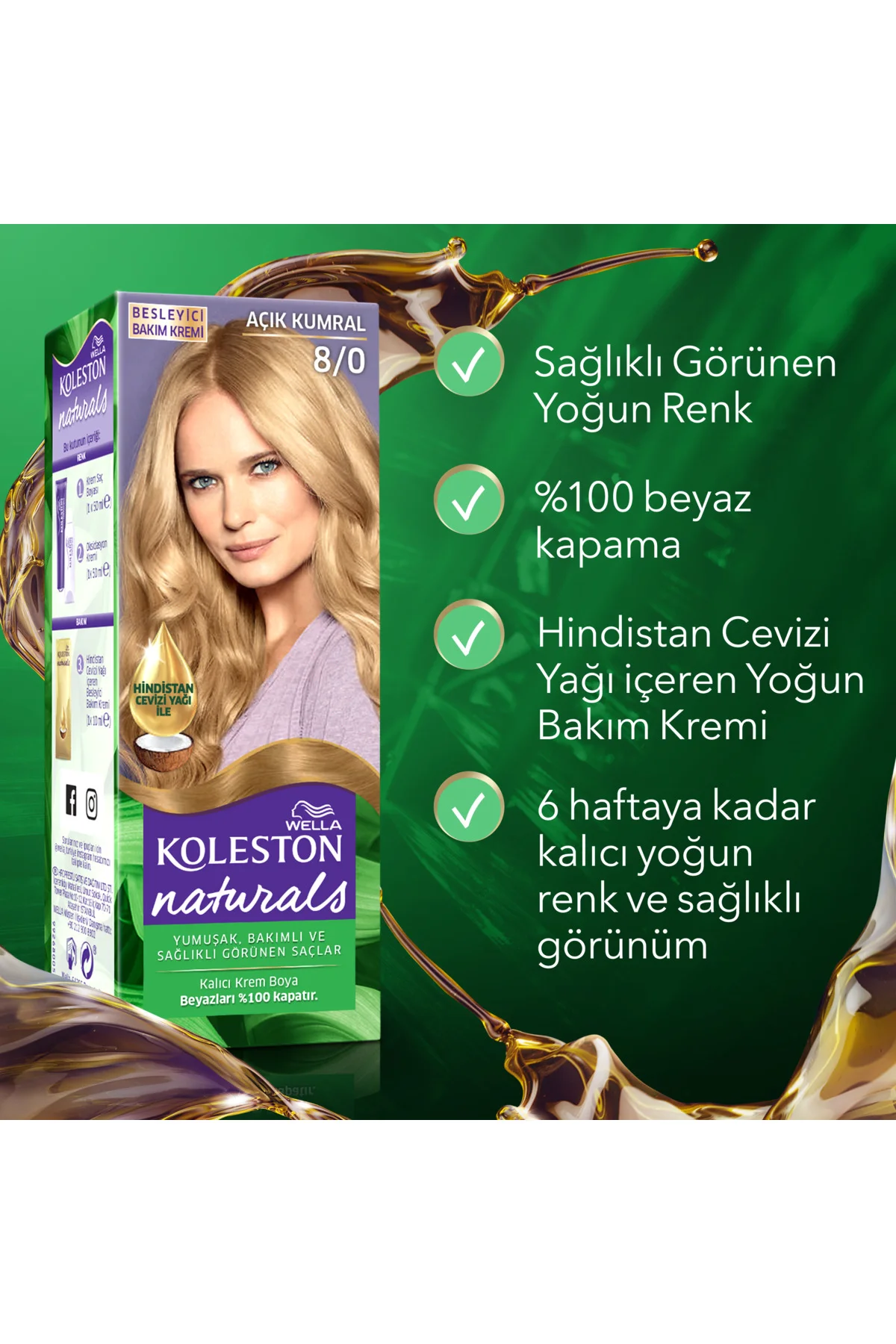 Koleston Naturals 8/0 Açık Kumral Saç Boyası Fiyatı, Yorumları ve Özellikleri