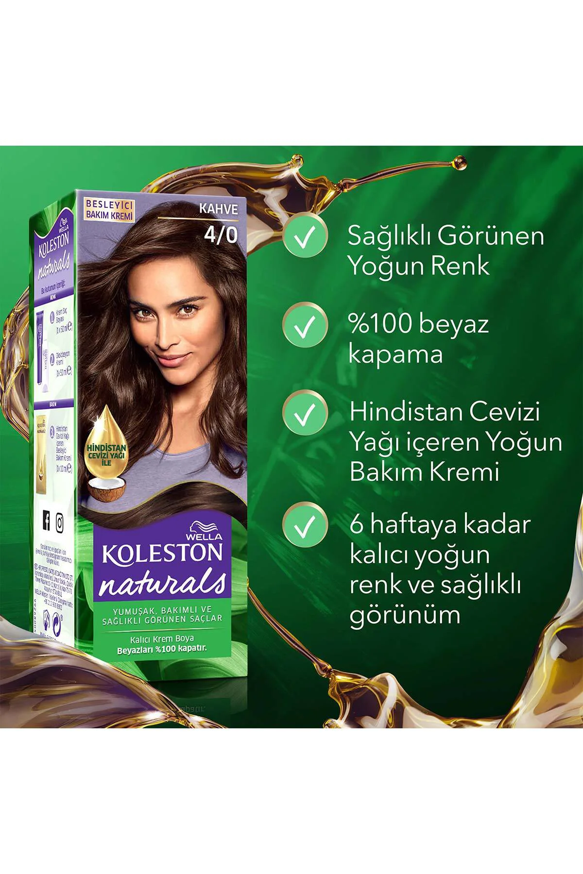 Koleston Naturals Saç Boyası 4/0 Kahve X 2 Adet Fiyatı, Yorumları ve Özellikleri
