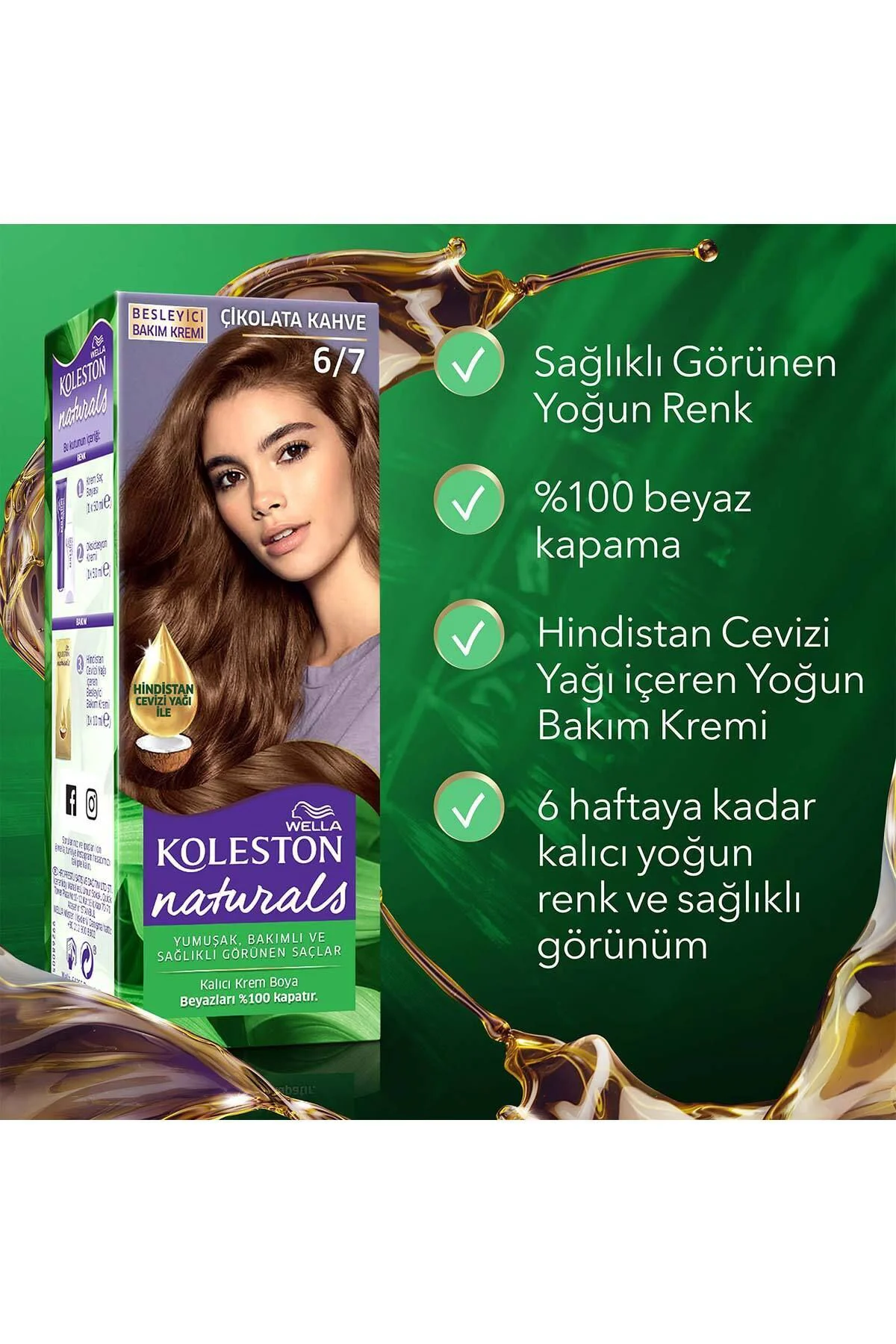 Koleston Saç Boyası Naturals 6/7 Çikolata Kahve x 2 Adet Fiyatı, Yorumları ve Özellikleri