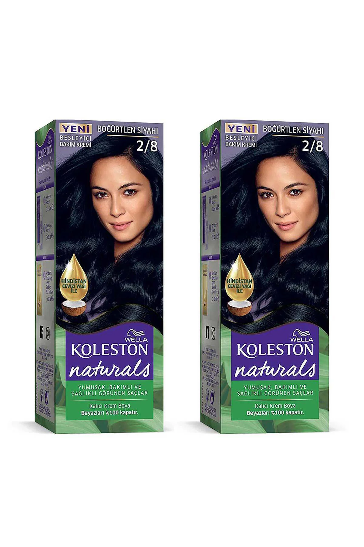 Koleston Saç Boyası Naturals 2/8 Böğürtlen Siyah x 2 Adet Fiyatı, Yorumları ve Özellikleri