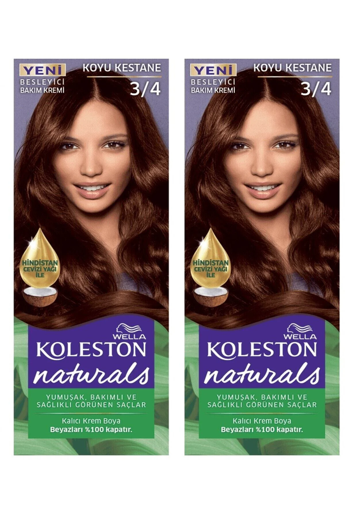 Koleston Saç Boyası Naturals 3/4 Koyu Kestane X 2 Adet Fiyatı, Yorumları ve Özellikleri