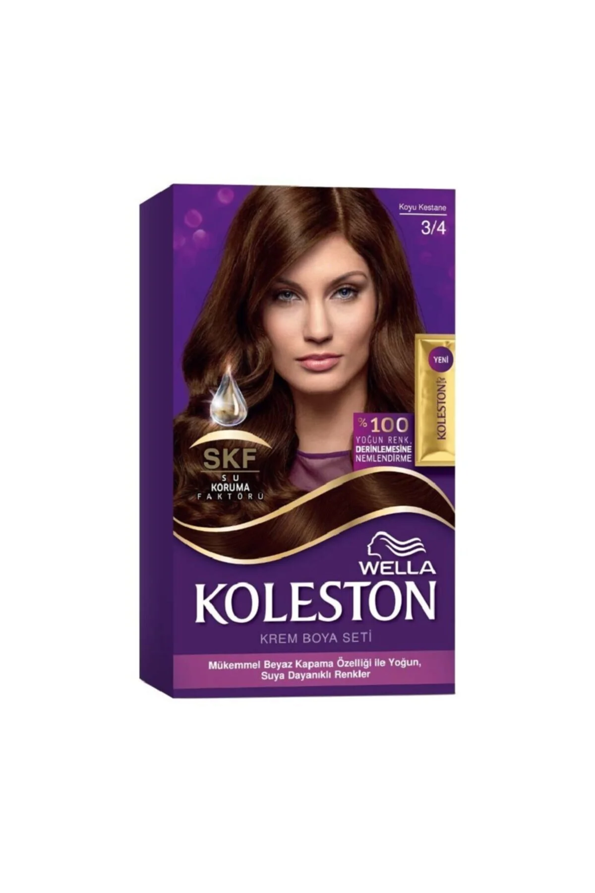 Koleston Set Saç Boyası 3/4 Koyu Kestane