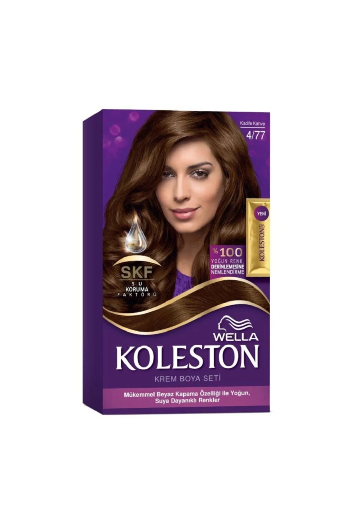 Koleston Set Saç Boyası 4/77 Kadife Kahve