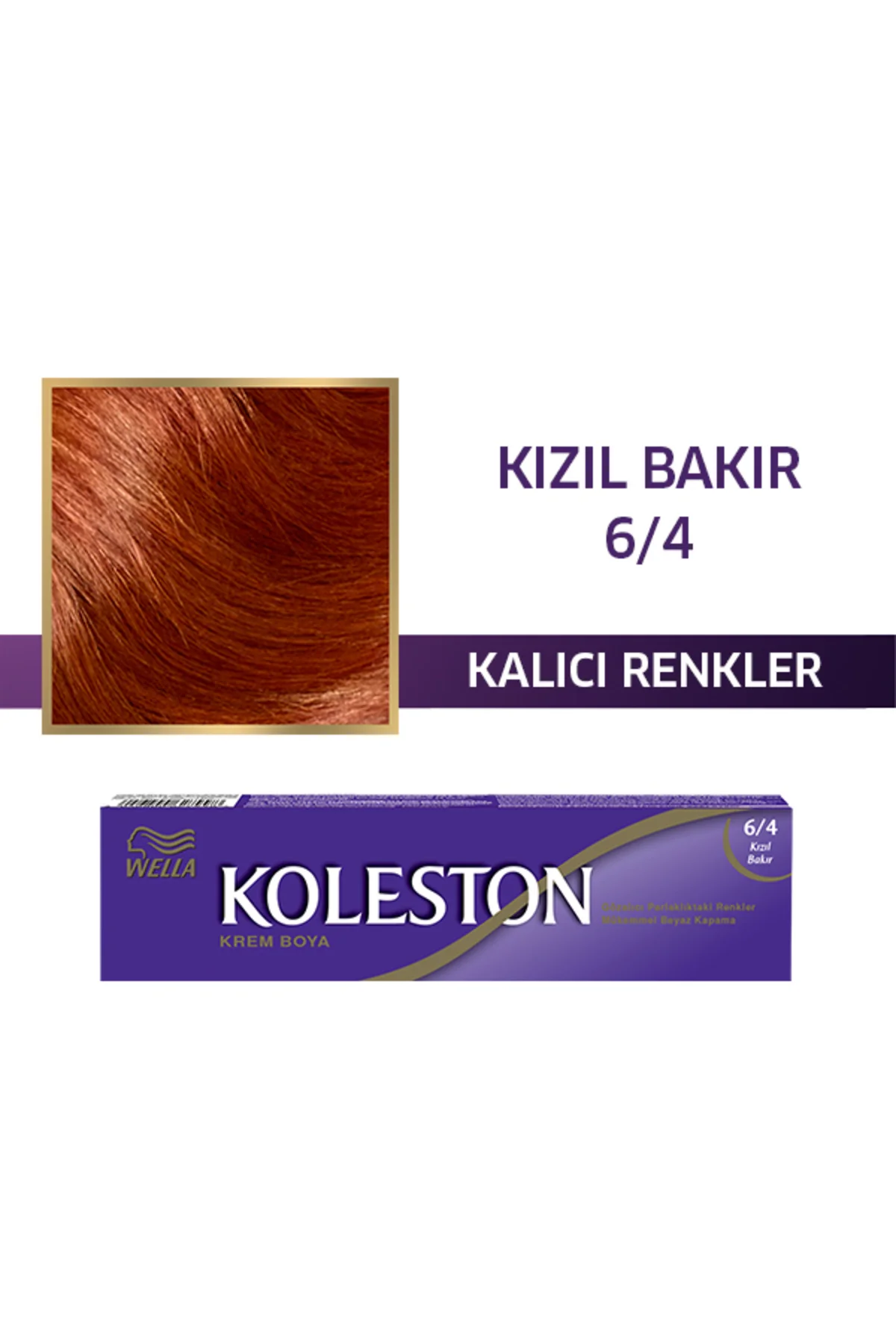 Koleston Single Tüp Saç Boyası 6/4 Kızıl Bakır