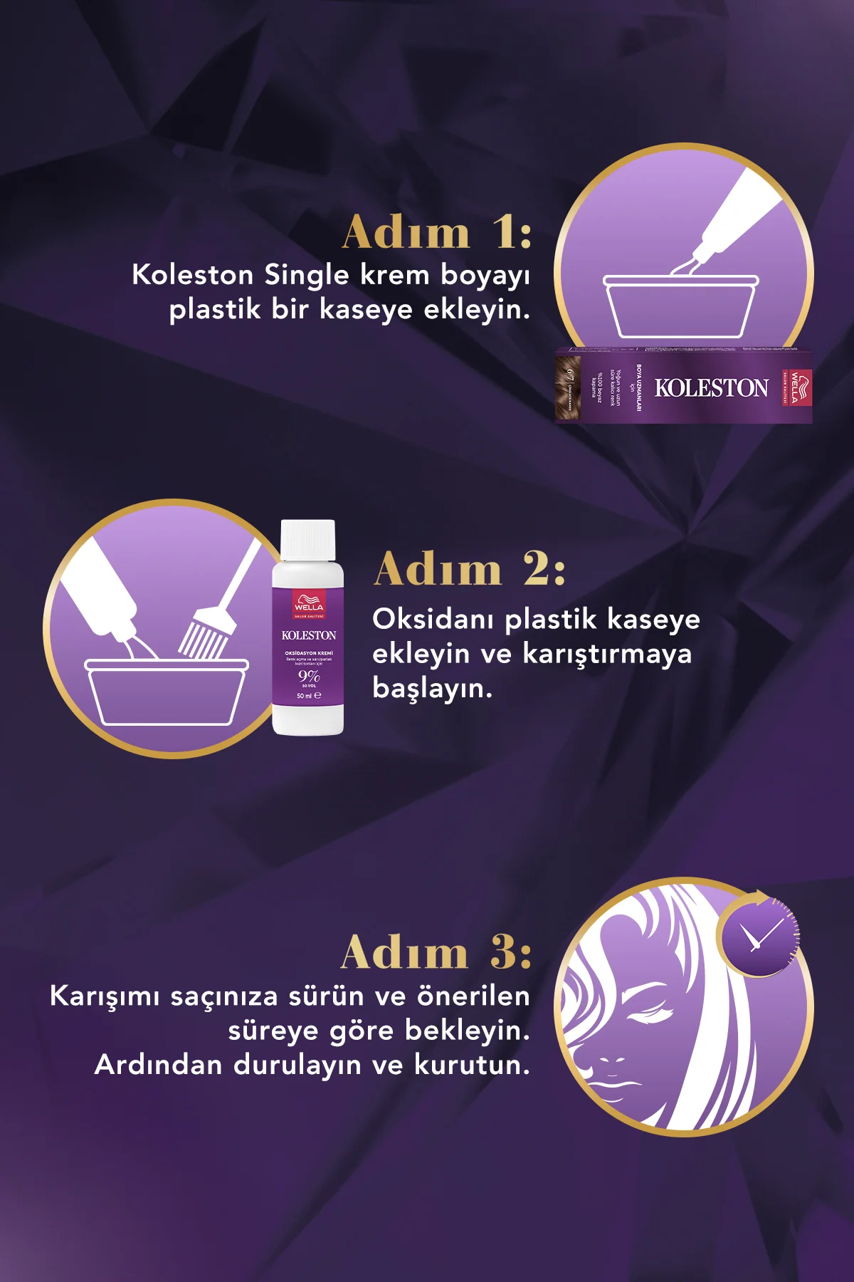 Koleston Single Tüp Saç Boyası 4/77 Kadife Kahve