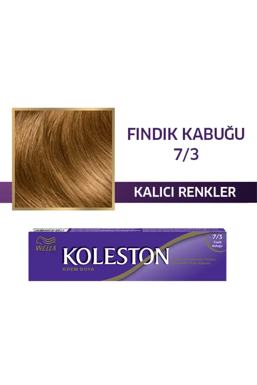 Koleston Single Tüp Boya 7/3 Fındık Kabuğu