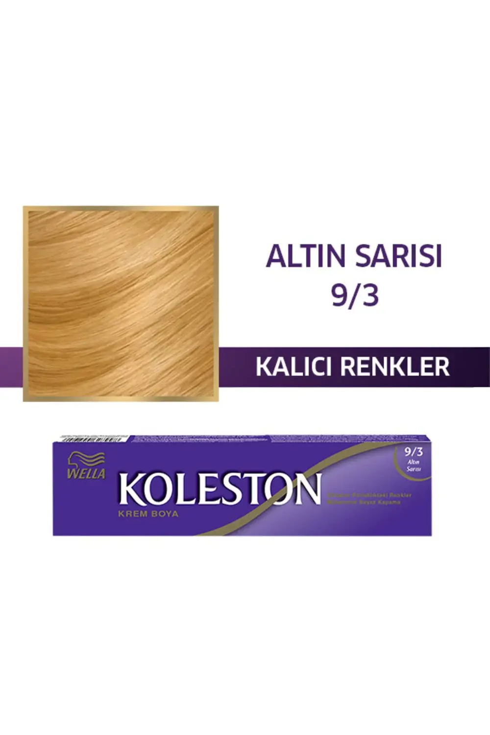 Koleston Tüp Saç Boyası 9/3 Altın Sarısı
