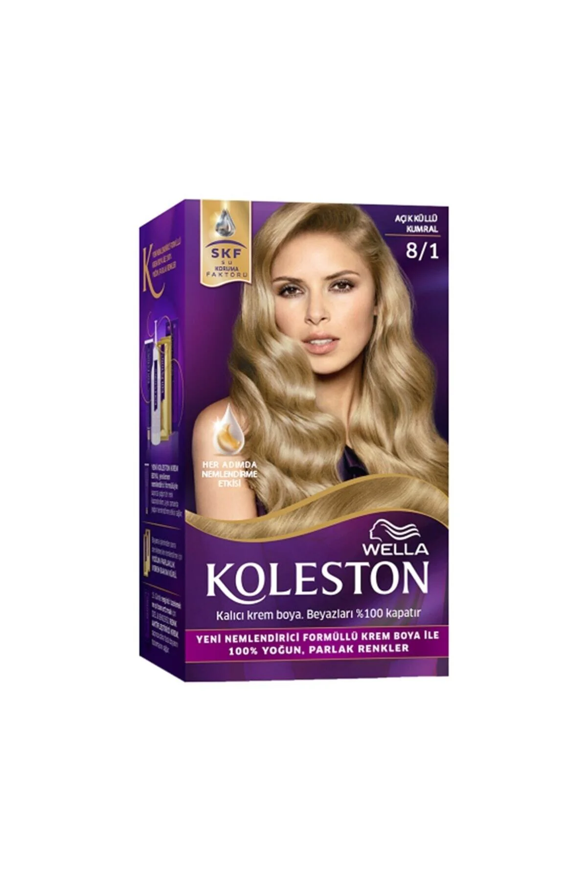 KolestonAçık Küllü Kumral Saç Boyası 8/1