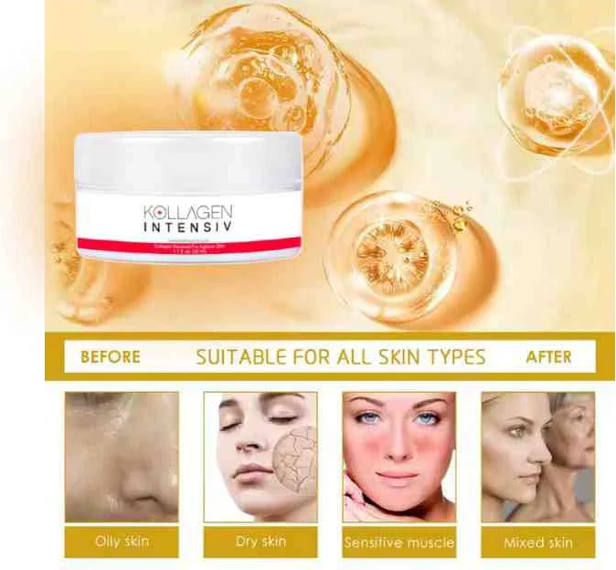 Kollagen Intensiv Krem 50ML - Kırışıklık Karşıtı & Yoğun Nemlendirici