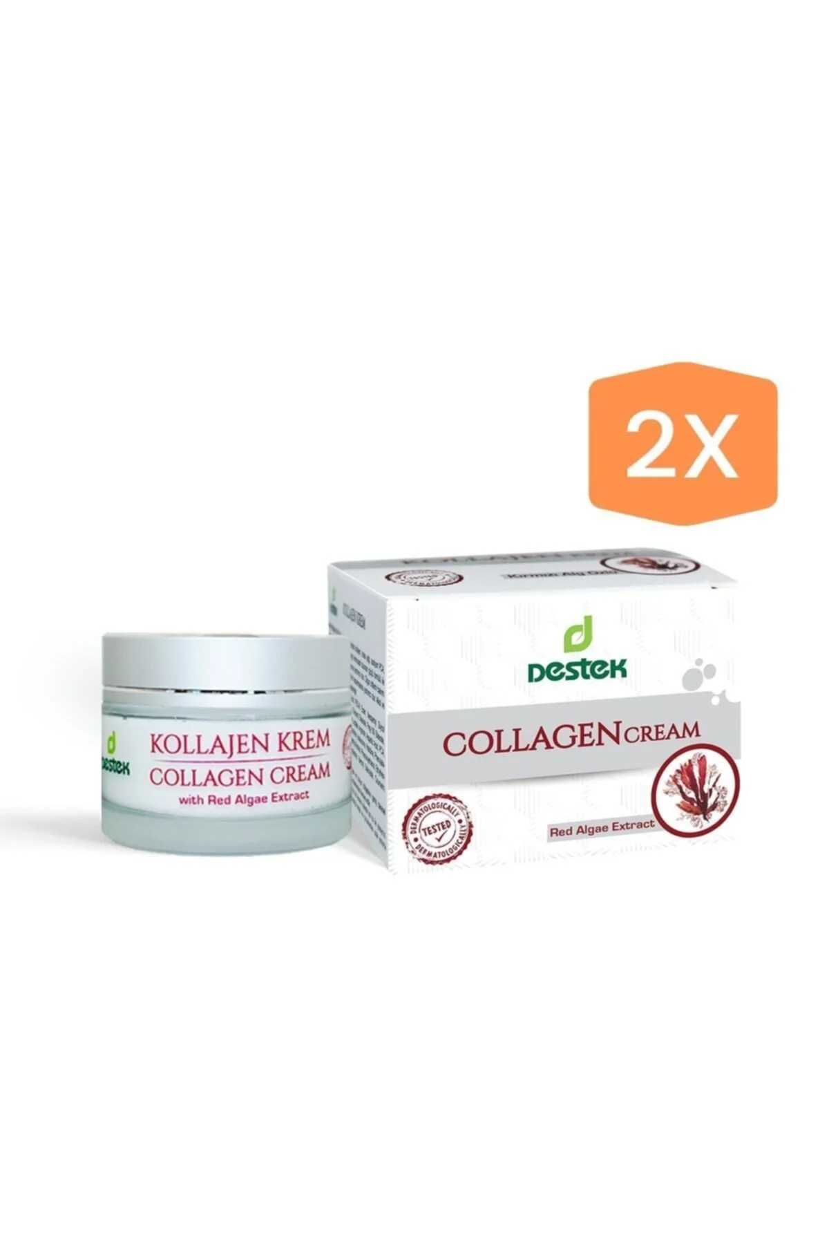 Kollajen Krem 50 Ml (kırmızı Yosun Özlü) (2 Adet)