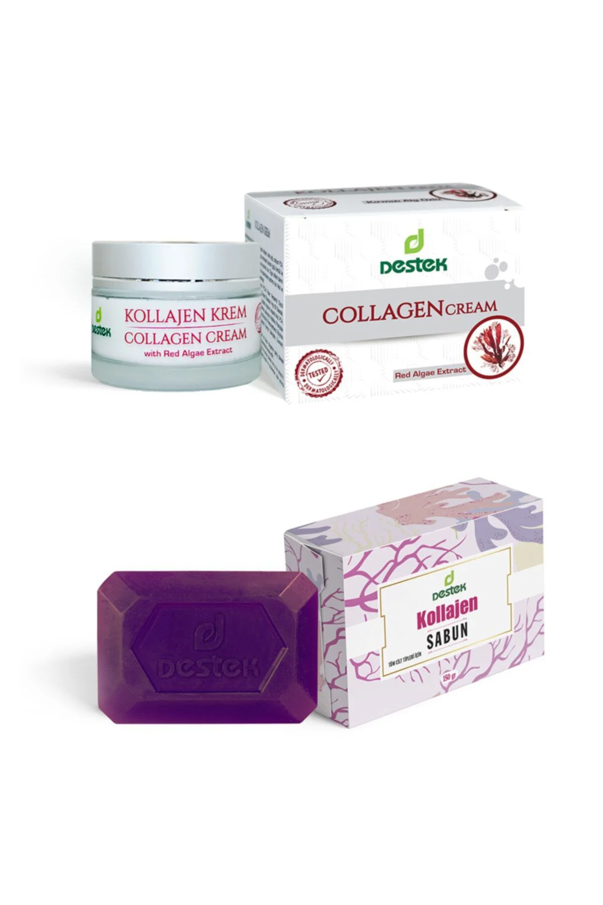 Kollajen Krem 50gr ve Kollajen Sabunu 150gr (2'li Set)