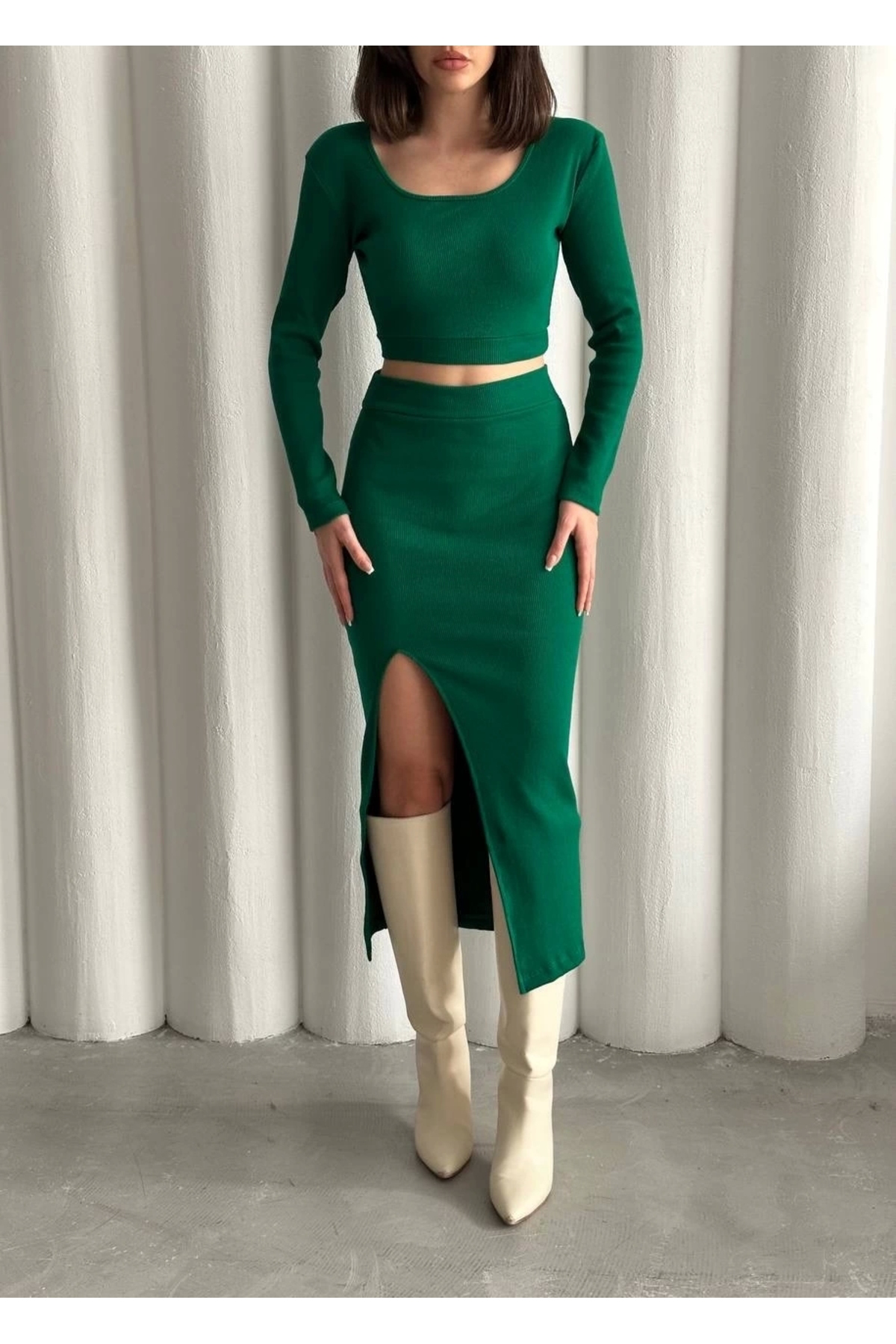 Hepta Collection Kolllu Alt Üst Takim
