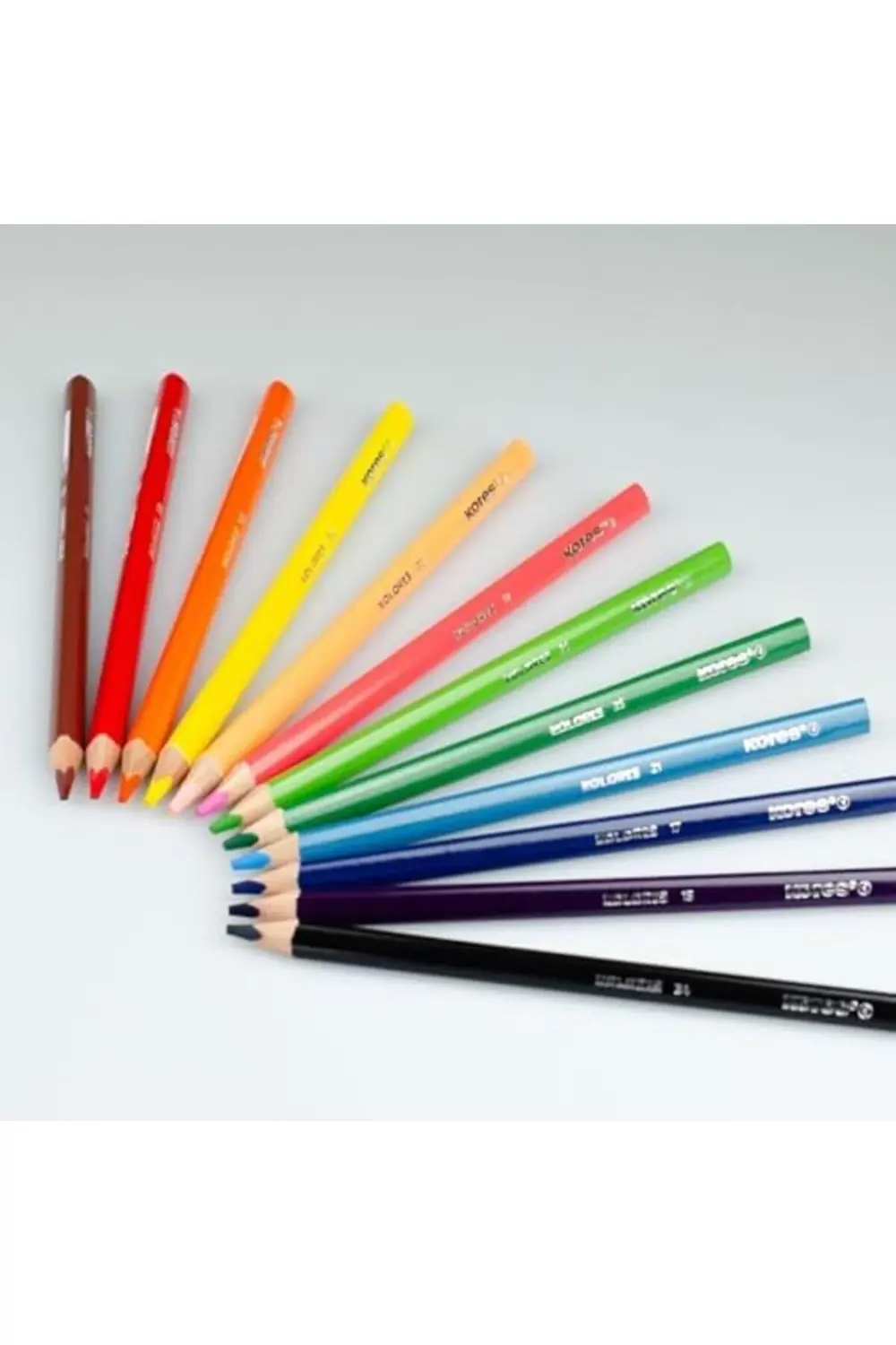 Kolores, boyama kalemi 3-kant kalemtıraş, 12 renk 1174074