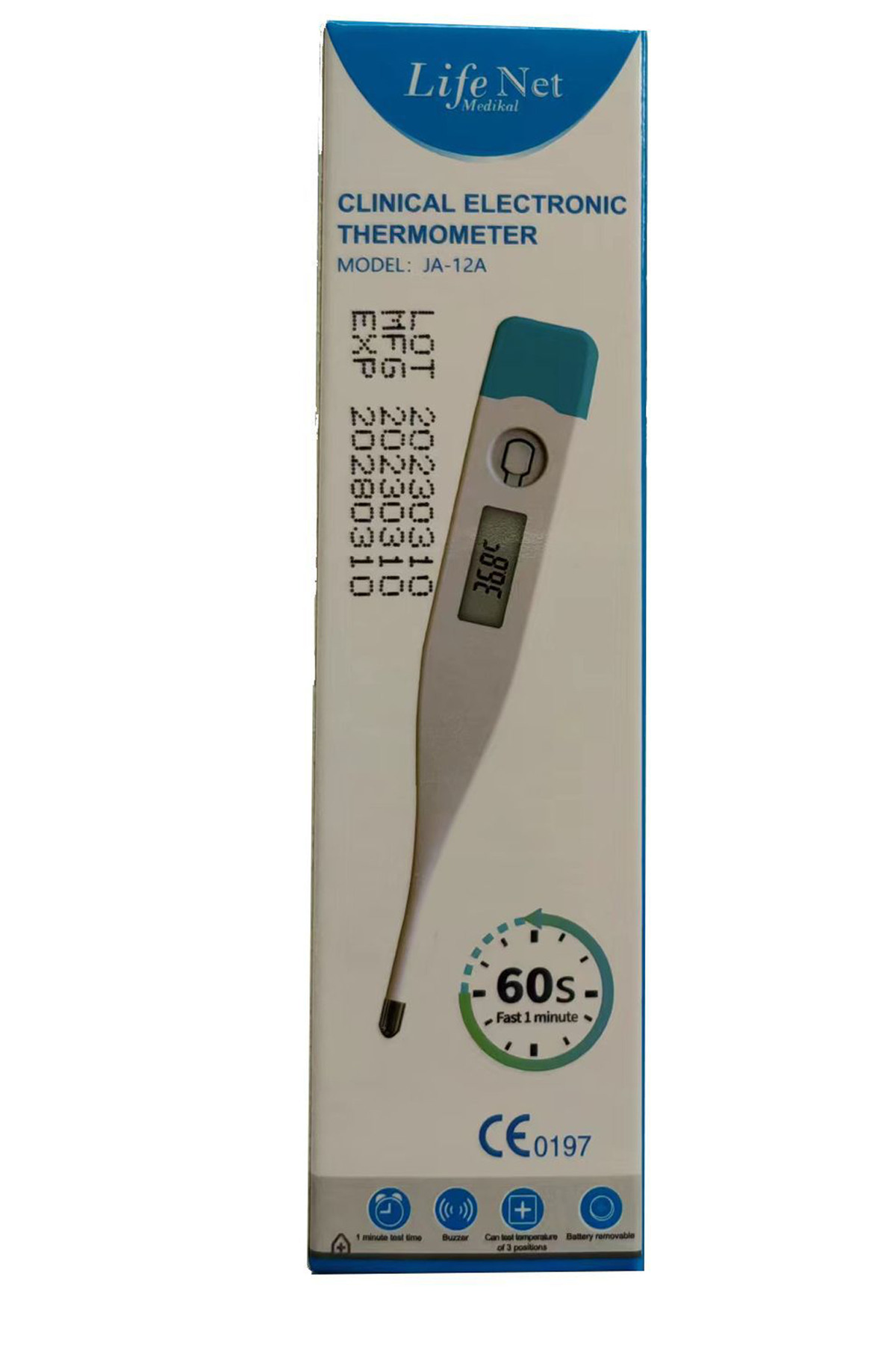 Life Net Medikal Koltuk Alti Ateş Ölçer Ja-12A