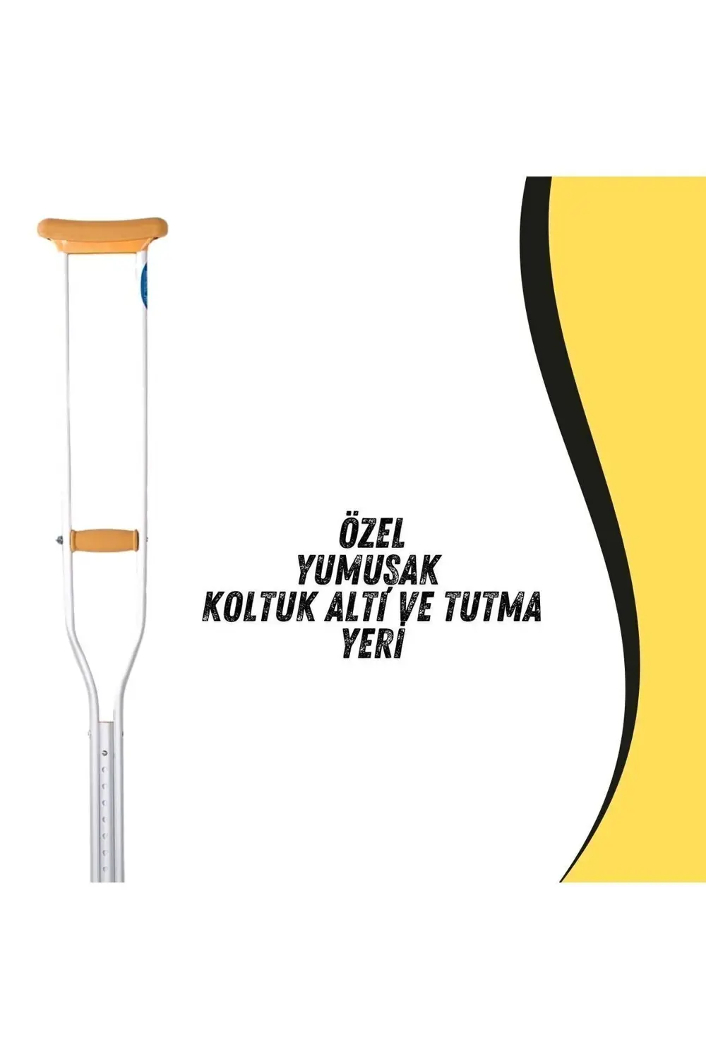 Koltuk Altı Değneği Yürümeye Yardımcı Çift Koltuk Değneği İthal A