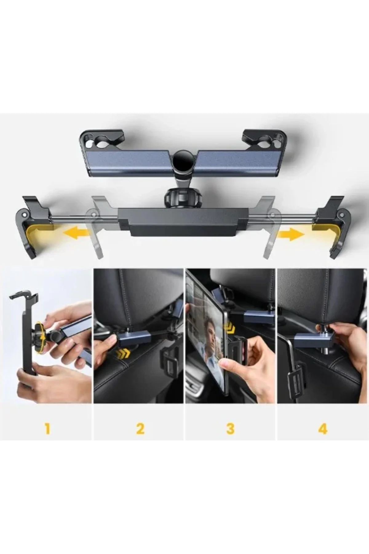 Koltuk Arkası Ayarlanabilir Tablet Telefon Tutucu Koltuk Arkası Ayarlanabilir Tablet Telefon Tutucu
