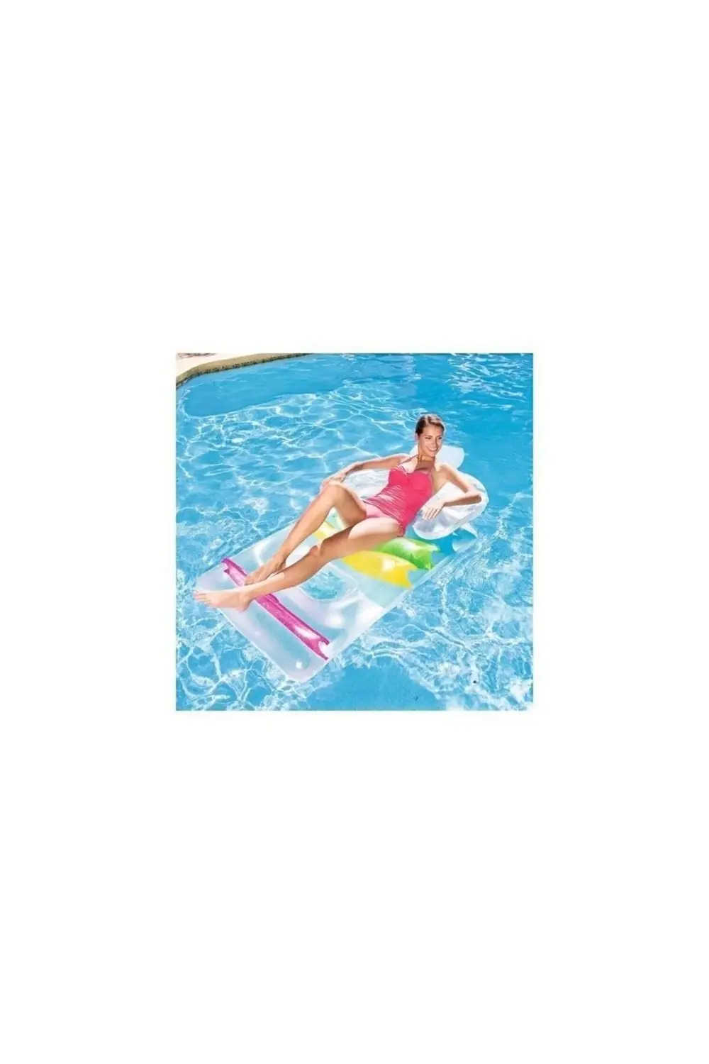 Koltuk Ayak Sarkıtmalı Lüx Şişme Deniz Yatağı (165x89 Cm) 43011