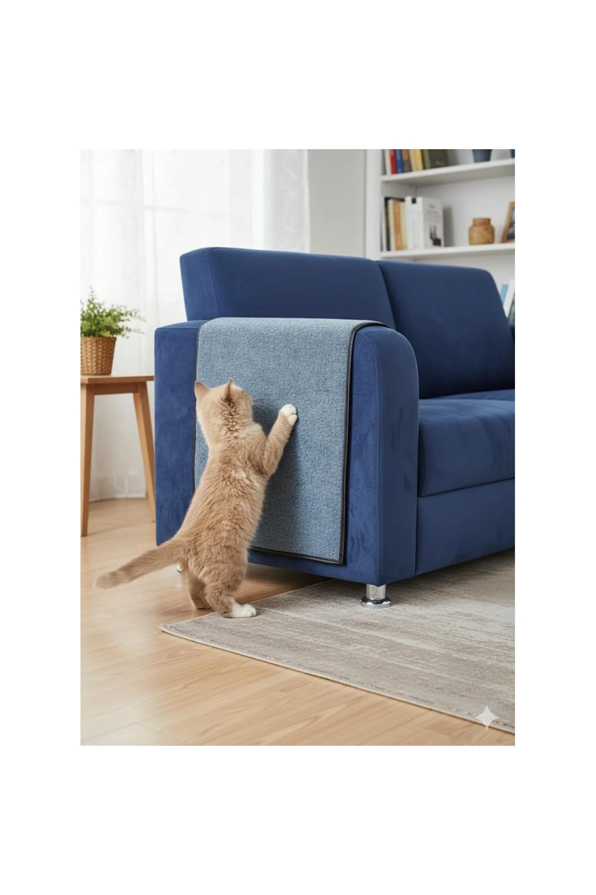 Koltuk Kenarı Koruyucu Kedi Tırmalama Halısı (50 CM X 100 CM) Kol