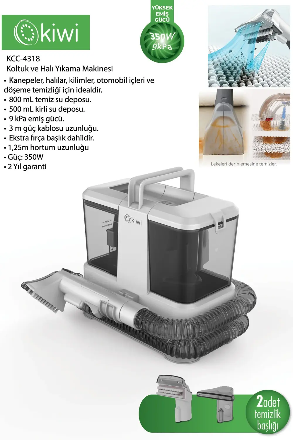 Koltuk ve Halı Yıkama Makinesi Kcc-4318