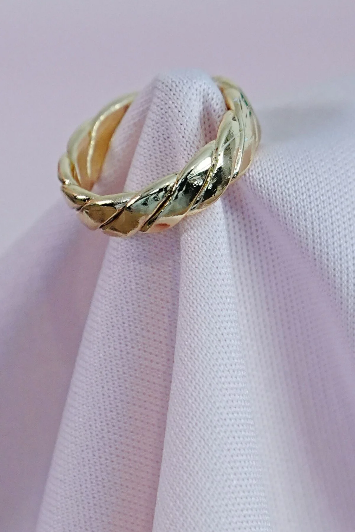 Kombin Yüzük Seti 3 Adet Birden Gold Renk