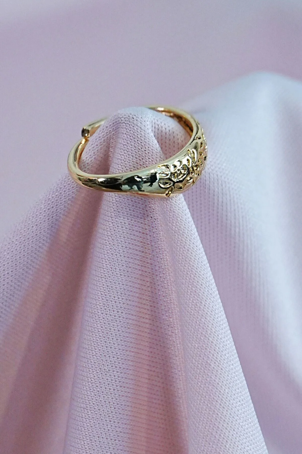 Kombin Yüzük Seti 3 Adet Birden Gold Renk