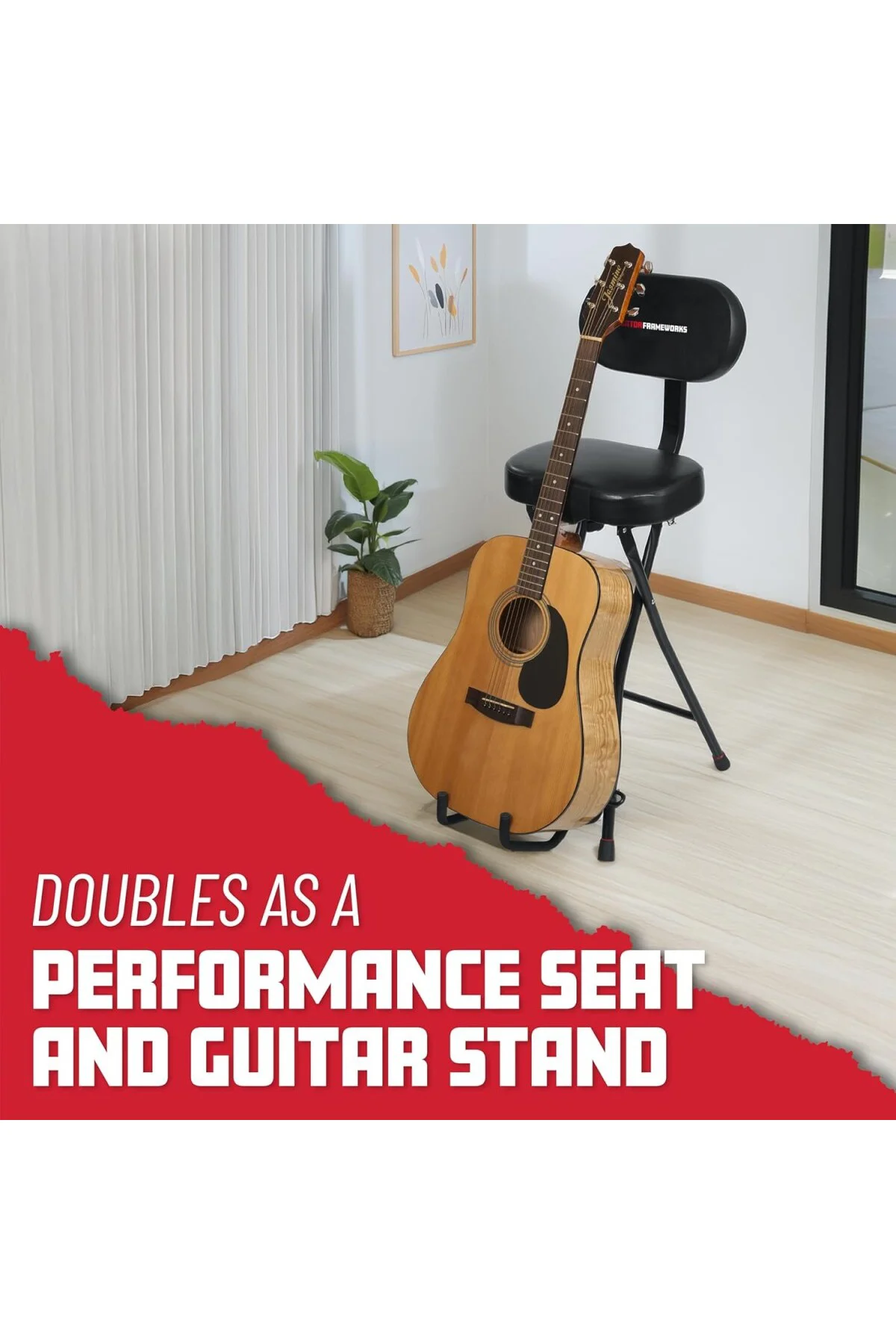 Kombinasyon Gitar Taburesi/Standı