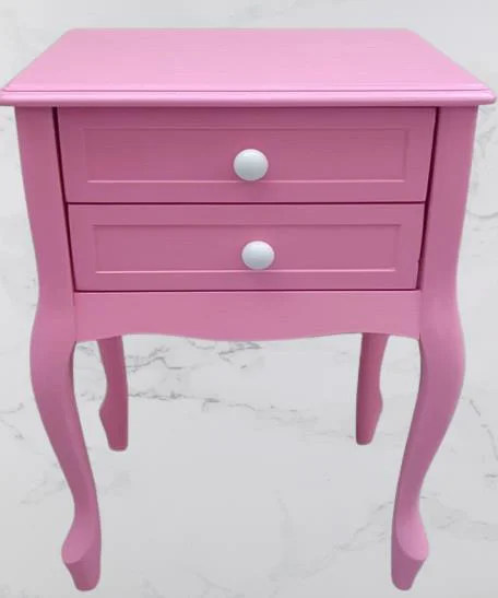 Komodin 90359 Model Klasik Kayın Aslan Ayak Parlak Pembe Lake Çif