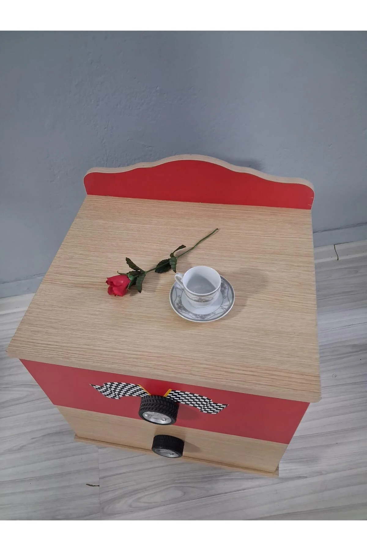 Komodin Formüla 90653 İki Çekmeceli Digital Baskı Yüksek Ayak Lastik Kulp Komodin Formüla 90653 İki Çekmeceli Digital Baskı Yüksek Ayak Lastik Kulp - Görsel 2
