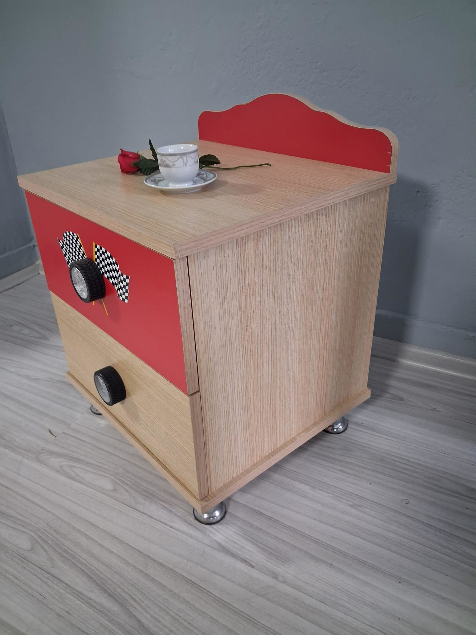 Komodin Formüla 90653 İki Çekmeceli Digital Baskı Yüksek Ayak Las