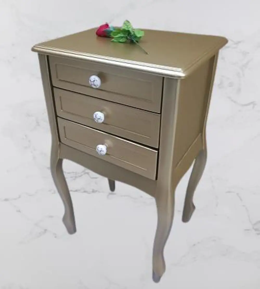 Komodin MODEL 90529 3Çekmeceli Kayın Lükens Ayak Gold Renk Porsel Komodin MODEL 90529 3Çekmeceli Kayın Lükens Ayak Gold Renk Porsel
